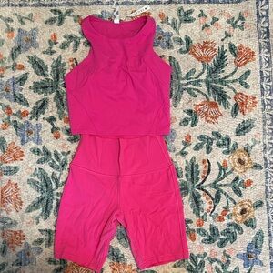 Lululemon Athletica Pink Women's Activewear Set